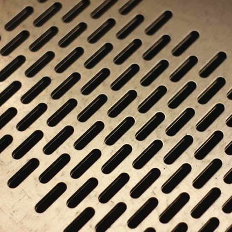 Slotted Hole Perforated Metal